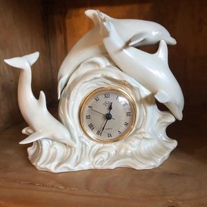 Lenox Dolphin Mantel Clock